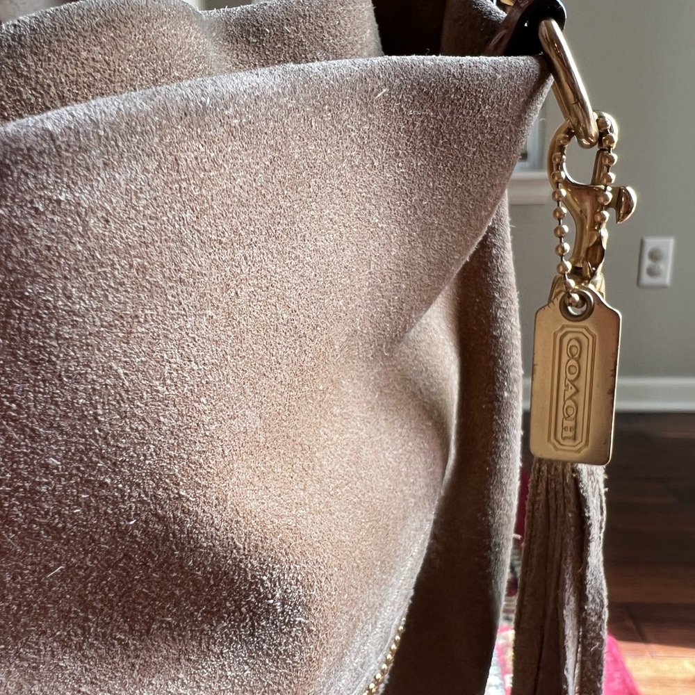 Coach REHAB Suede Crossbody Bag Style 1418 (A459) - Picture 2 of 15